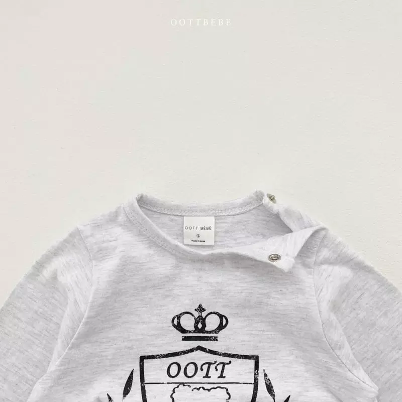 Oott Bebe - Korean Baby Fashion - #babyfever - Ooott University Bodysuit - 7
