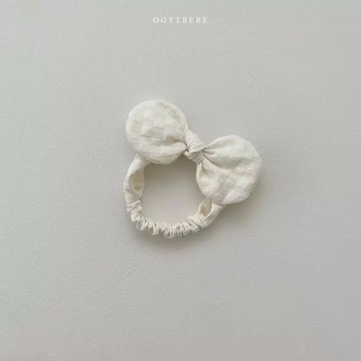 Oott Bebe - Korean Baby Fashion - #babyfever - Ribbon Hairband - 10