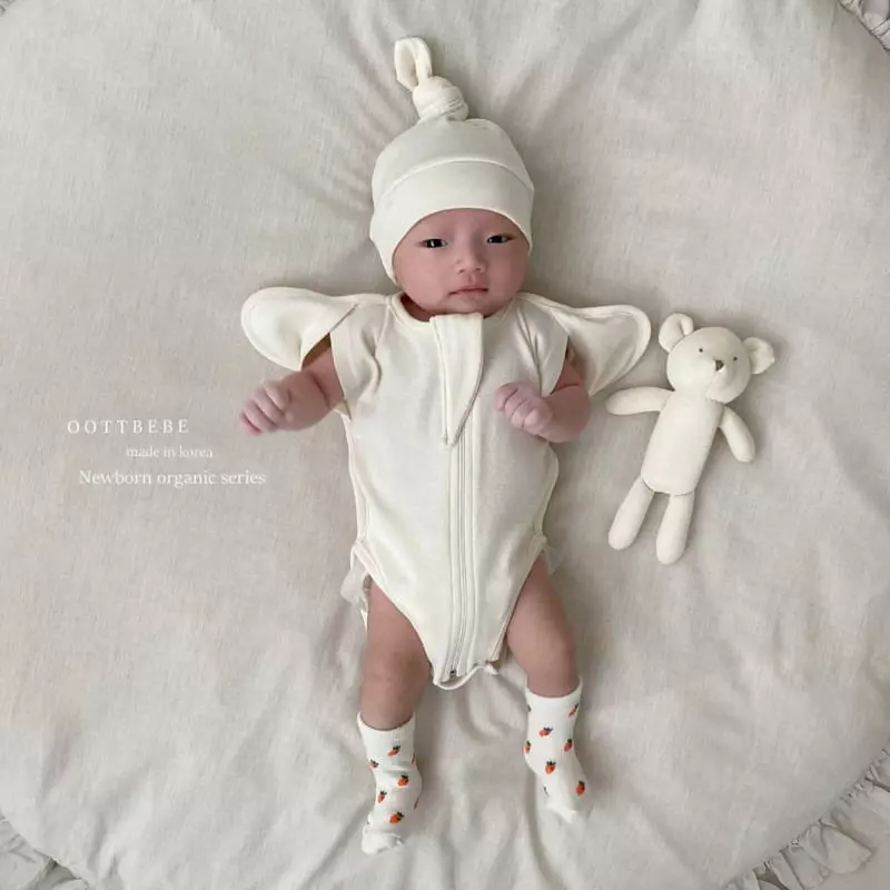 Oott Bebe - Korean Baby Fashion - #babyfashion - Organic Bodysuit Mesh - 4