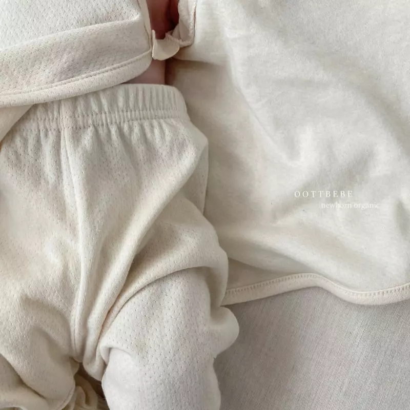 Oott Bebe - Korean Baby Fashion - #babyfever - Organic foot Leggings Cotton  - 3