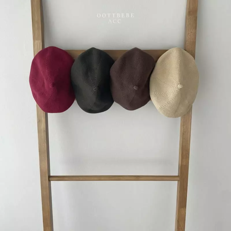Oott Bebe - Korean Baby Fashion - #babygirlfashion - Tone Tone Beret Hat - 10
