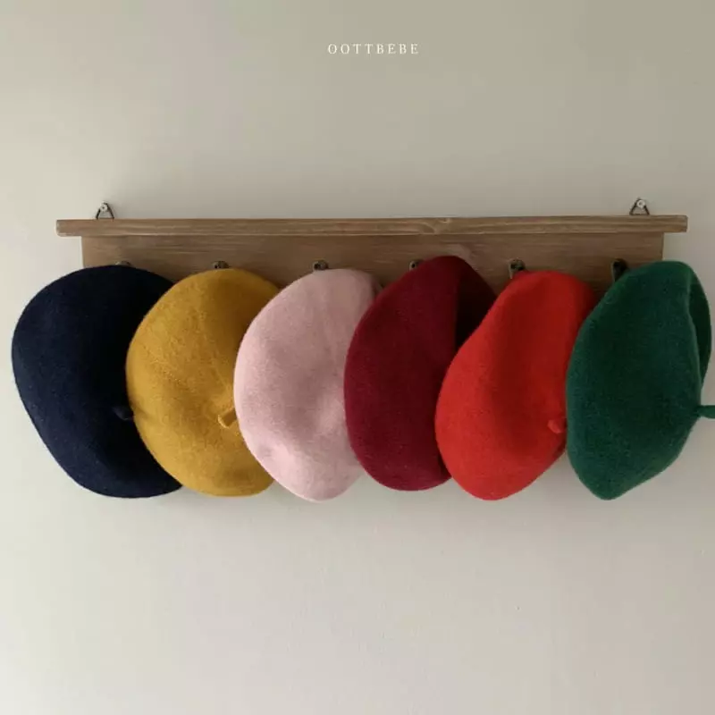 Oott Bebe - Korean Baby Fashion - #babylifestyle - Warm Beret Hat Color - 7