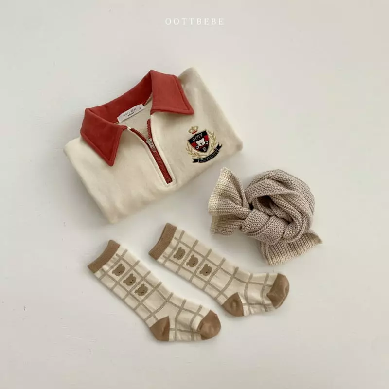 Oott Bebe - Korean Baby Fashion - #babylifestyle - Harvard Collar Bodysuit - 7