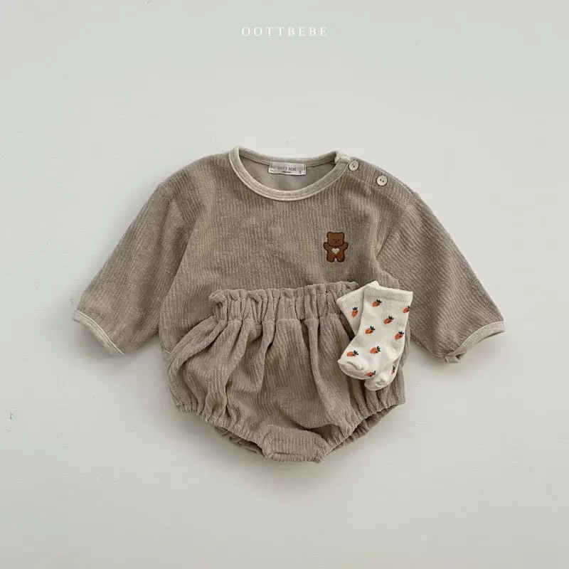 Oott Bebe - Korean Baby Fashion - #babylifestyle - Clover Bloomer Set