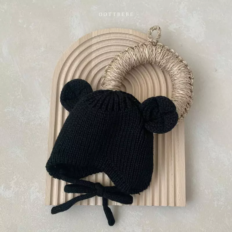 Oott Bebe - Korean Baby Fashion - #babyoninstagram - Teddy Line Bonnet - 10