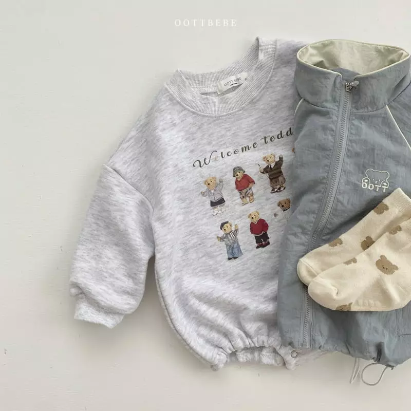 Oott Bebe - Korean Baby Fashion - #babyoninstagram - Dandy Bear Bodysuit - 10