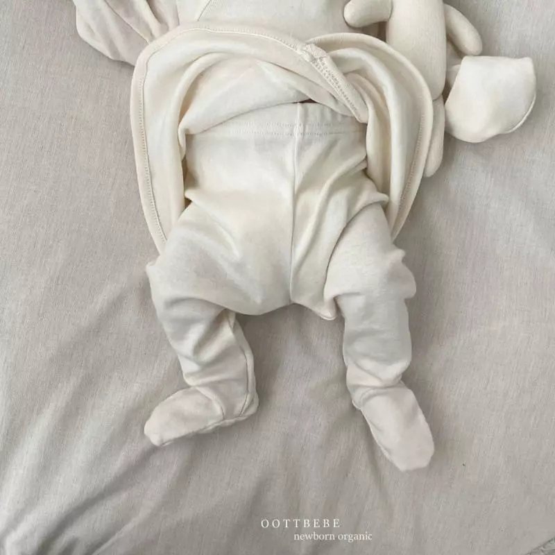 Oott Bebe - Korean Baby Fashion - #babyoninstagram - Organic foot Leggings Mesh - 5