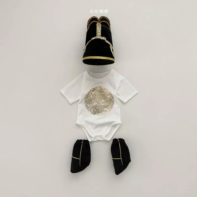 Oott Bebe - Korean Baby Fashion - #babyootd - Hanbok Bodysuit