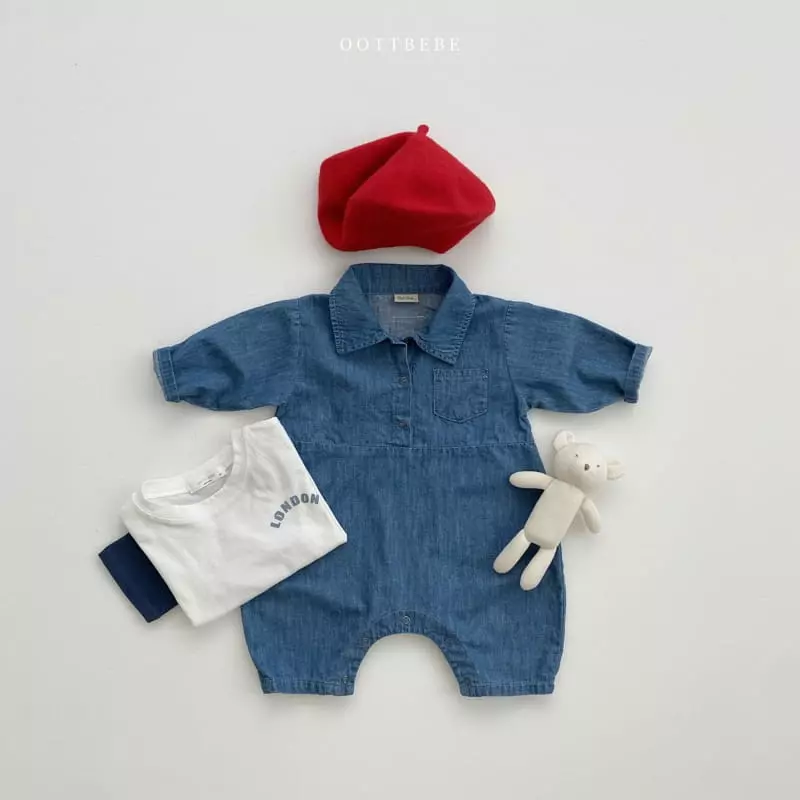 Oott Bebe - Korean Baby Fashion - #babyoutfit - Unique Airplane Bodysuit - 4