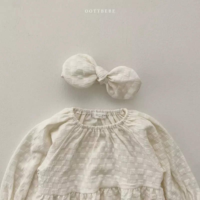 Oott Bebe - Korean Baby Fashion - #babyoutfit - Lavi Shirring Bodysuit - 5