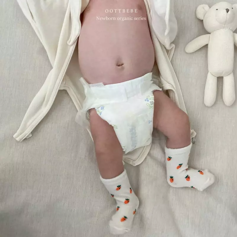 Oott Bebe - Korean Baby Fashion - #babyoutfit - Organic Bodysuit Cotton - 10