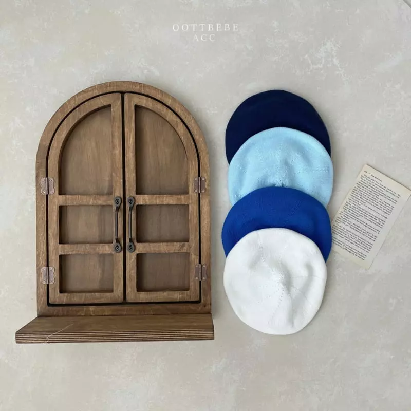 Oott Bebe - Korean Baby Fashion - #babywear - Color Beret Hat - 2