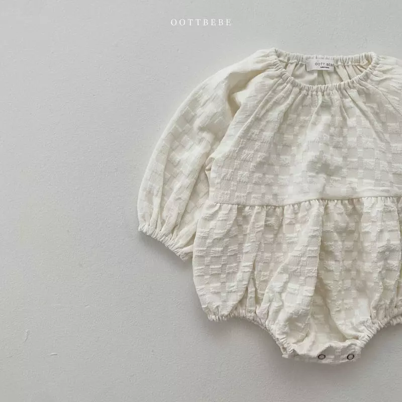 Oott Bebe - Korean Baby Fashion - #babywear - Lavi Shirring Bodysuit - 7