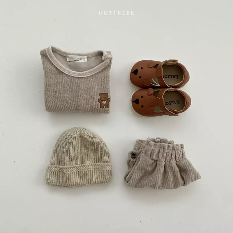 Oott Bebe - Korean Baby Fashion - #babywear - Clover Bloomer Set - 6
