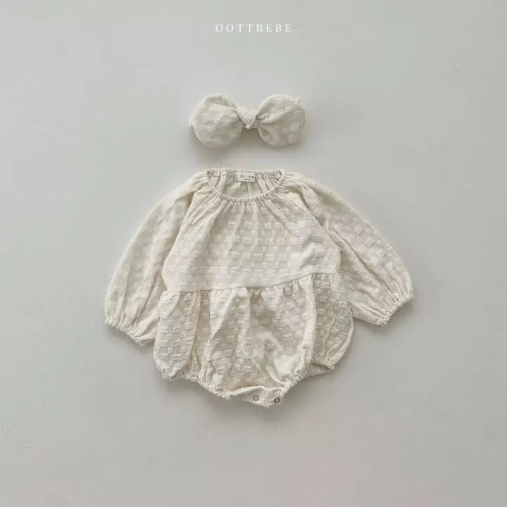 Oott Bebe - Korean Baby Fashion - #babywear - Ribbon Hairband - 2