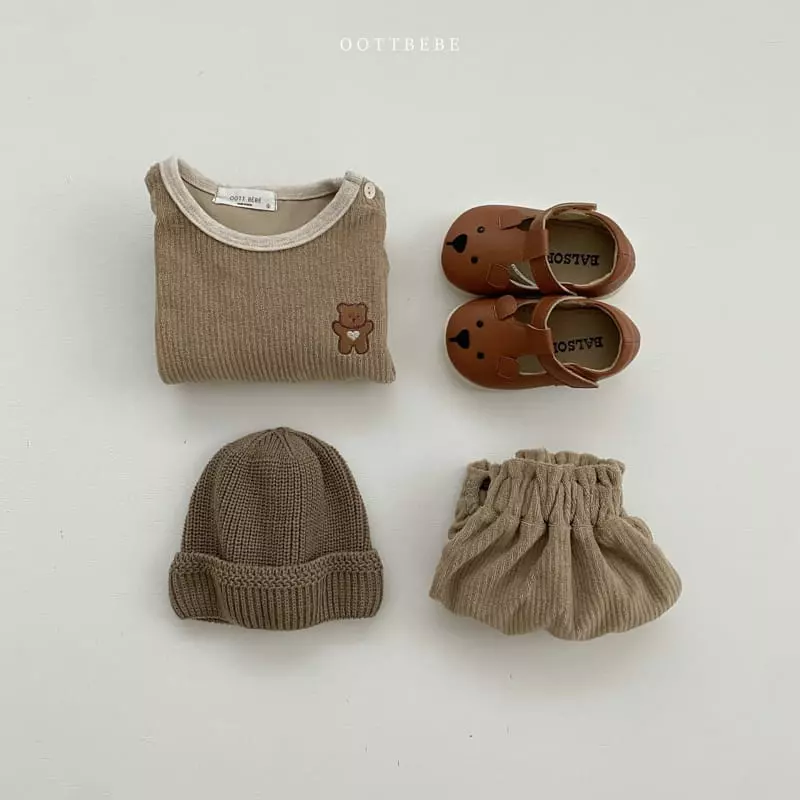 Oott Bebe - Korean Baby Fashion - #onlinebabyboutique - Clover Bloomer Set - 7