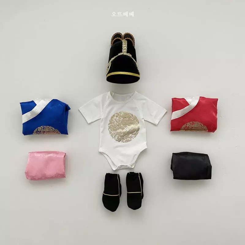 Oott Bebe - Korean Baby Fashion - #onlinebabyshop - Hanbok Bodysuit - 6