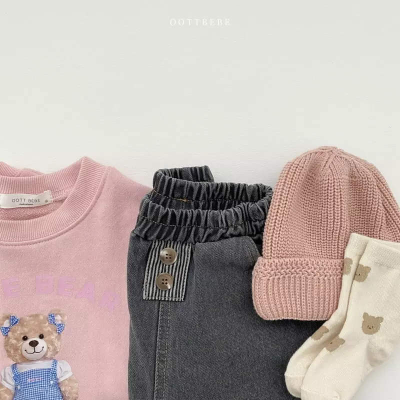 Oott Bebe - Korean Children Fashion - #childofig - Ice Cream Bear Sweatshirt - 7