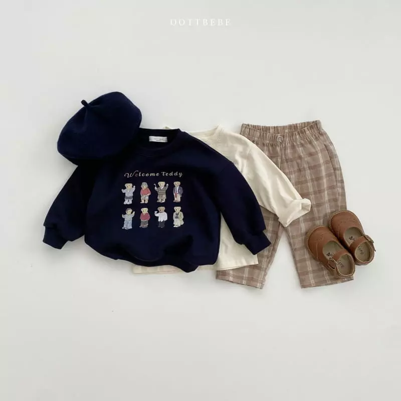 Oott Bebe - Korean Children Fashion - #childofig - Dandy Bear Sweatshirt - 5