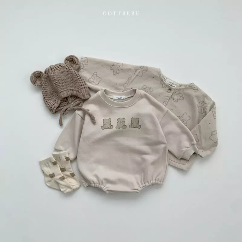 Oott Bebe - Korean Children Fashion - #childofig - Bread Bear Jacket - 6