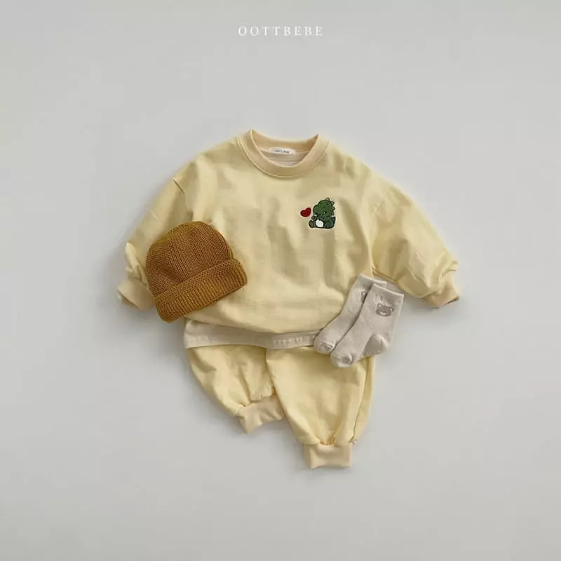 Oott Bebe - Korean Children Fashion - #childofig - Ani Friend Top Bottom Set - 9