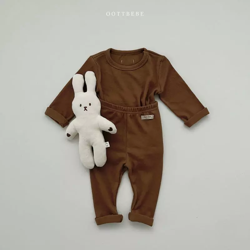 Oott Bebe - Korean Children Fashion - #childrensboutique - Sunny Easywear Set - 3