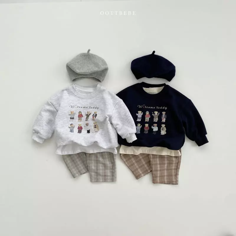 Oott Bebe - Korean Children Fashion - #childrensboutique - Dandy Bear Sweatshirt - 6