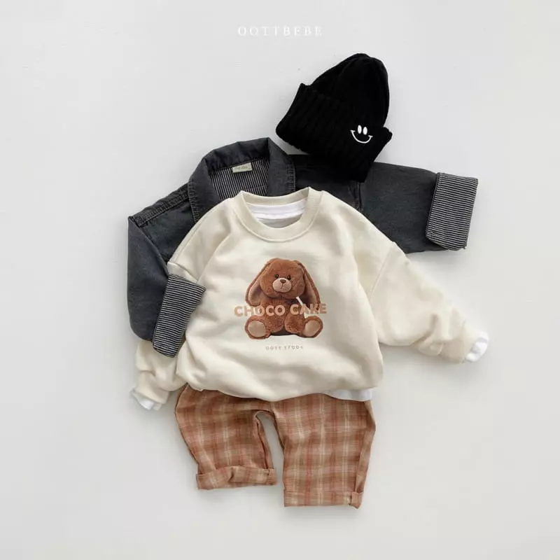 Oott Bebe - Korean Children Fashion - #childofig - Cake Sweatshirt - 4