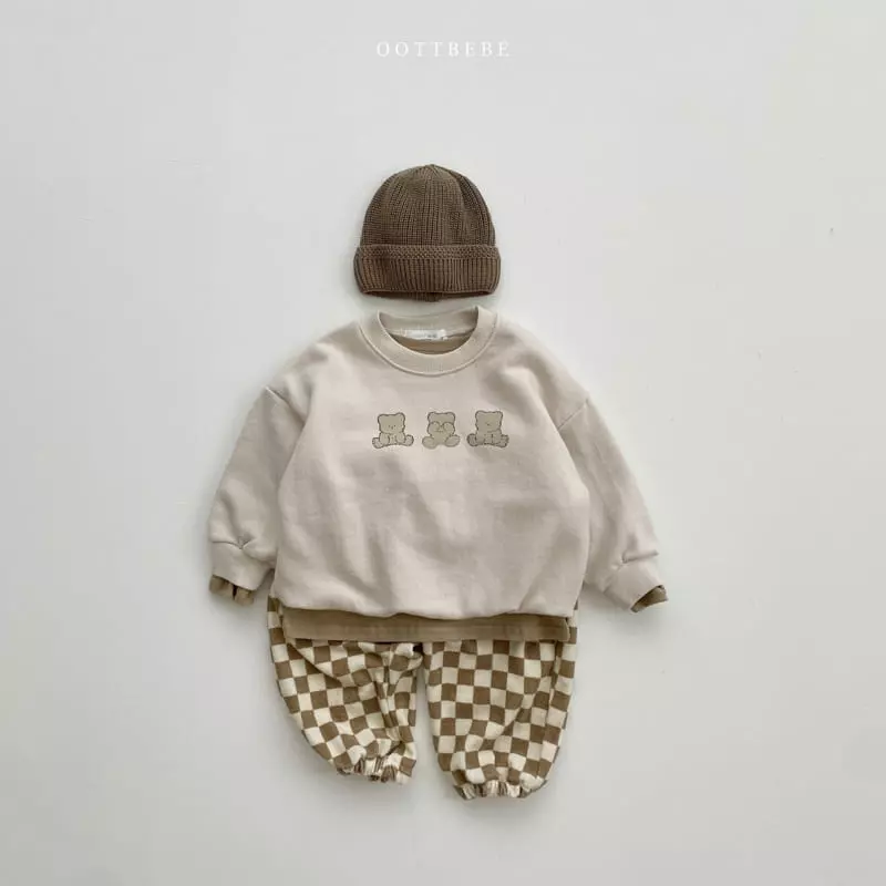 Oott Bebe - Korean Children Fashion - #childrensboutique - Board Check Pants