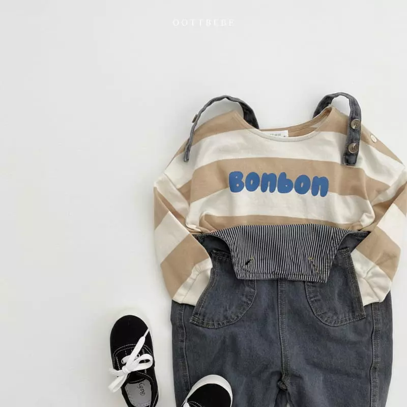 Oott Bebe - Korean Children Fashion - #childrensboutique - Bonbon Slit Sweatshirt - 11
