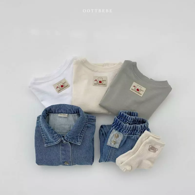 Oott Bebe - Korean Children Fashion - #designkidswear - Rain Silket Tee - 7