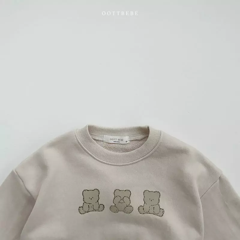 Oott Bebe - Korean Children Fashion - #designkidswear - Pogny Bear Sweatshirt - 11
