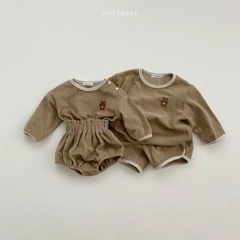 Oott Bebe - Korean Children Fashion - #designkidswear - Clover Kid Top Bottom Set - 12