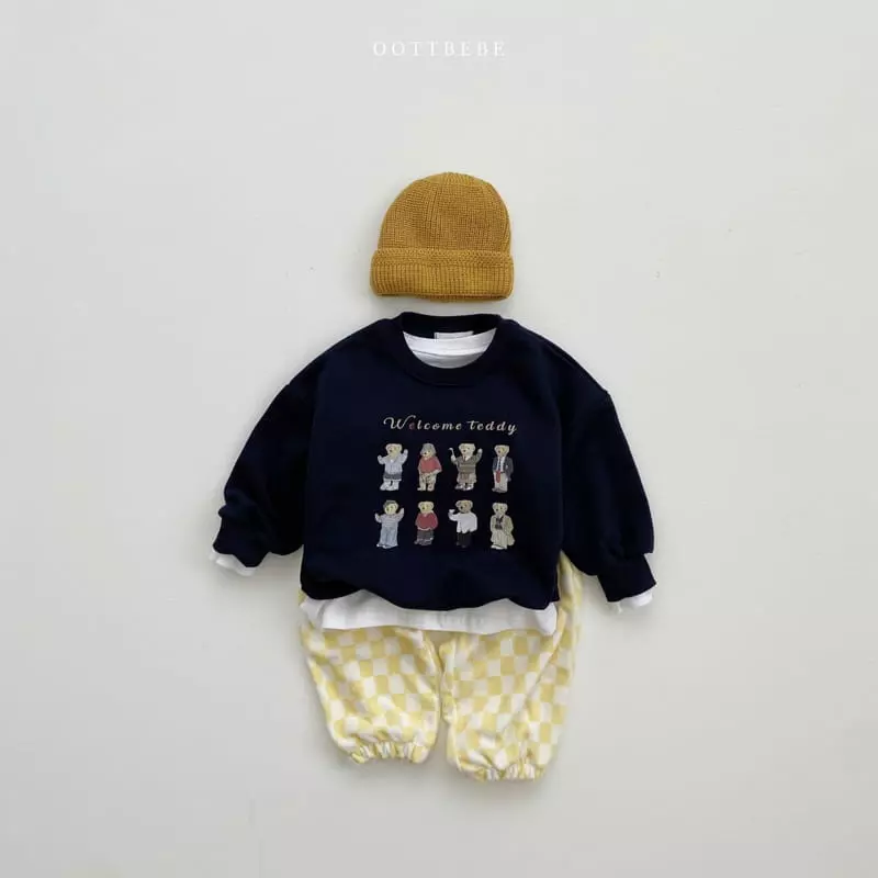 Oott Bebe - Korean Children Fashion - #discoveringself - Board Check Pants - 3