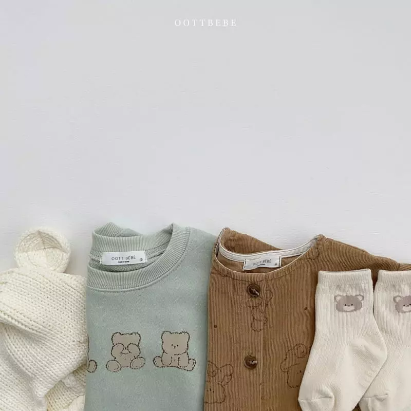 Oott Bebe - Korean Children Fashion - #discoveringself - Bread Bear Jacket - 9