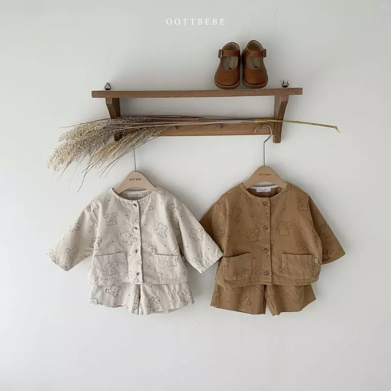 Oott Bebe - Korean Children Fashion - #fashionkids - Bread Bear Jacket - 10