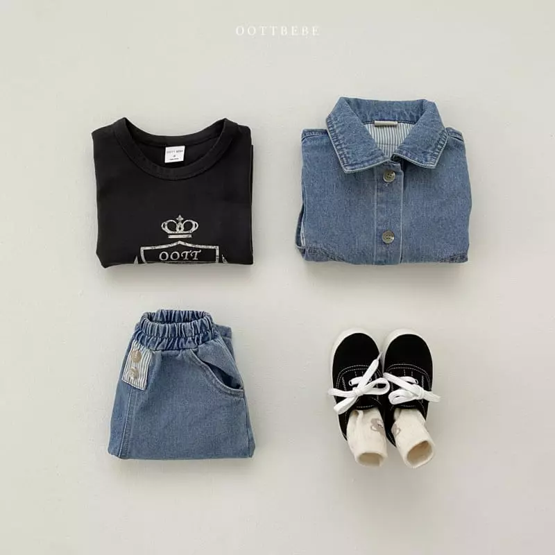 Oott Bebe - Korean Children Fashion - #fashionkids - Oott University Tee - 8
