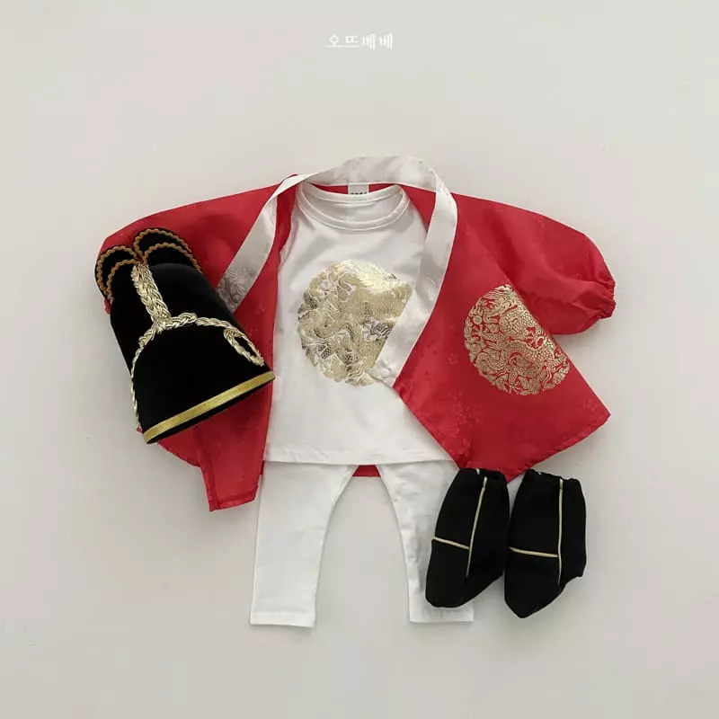 Oott Bebe - Korean Children Fashion - #kidsshorts - Hanbok Easywear Set - 12