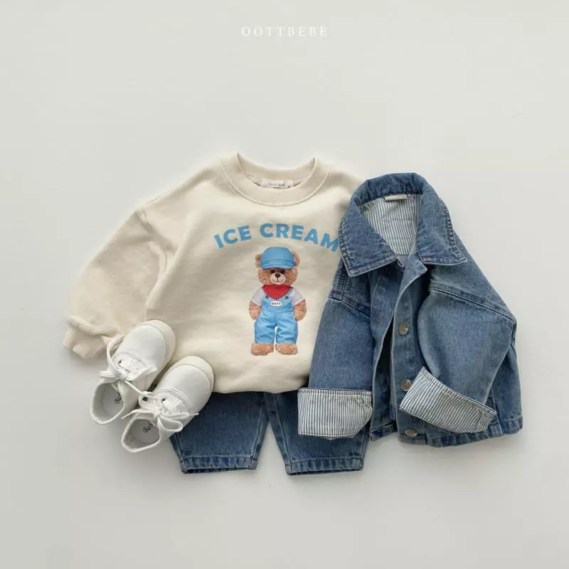 Oott Bebe - Korean Children Fashion - #kidsstore - Love Denim Jeans - 6