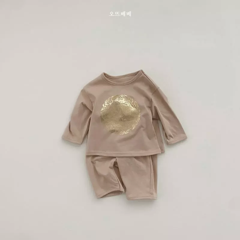 Oott Bebe - Korean Children Fashion - #magicofchildhood - King Top Bottom Set - 2
