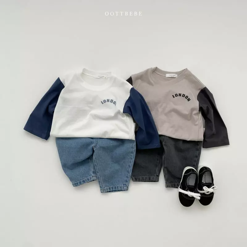 Oott Bebe - Korean Children Fashion - #magicofchildhood - Love Denim Jeans - 10