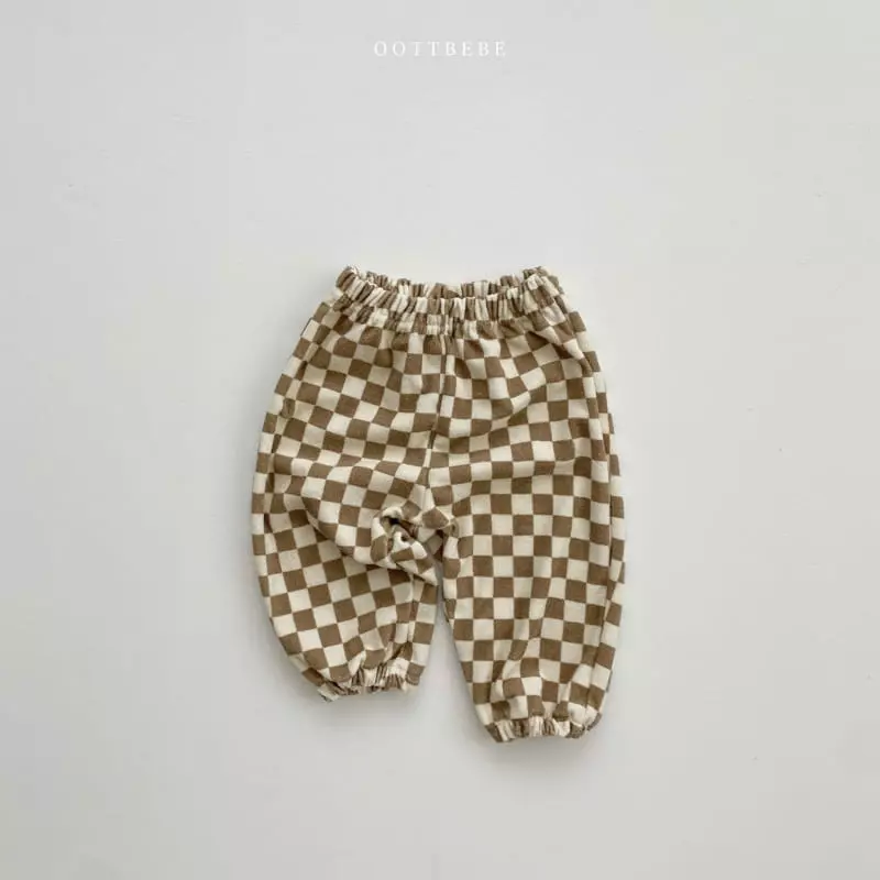 Oott Bebe - Korean Children Fashion - #magicofchildhood - Board Check Pants - 10