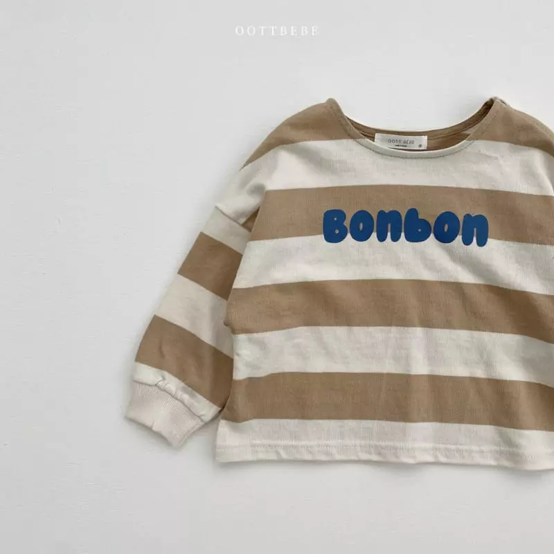 Oott Bebe - Korean Children Fashion - #minifashionista - Bonbon Slit Sweatshirt - 7