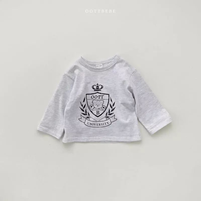 Oott Bebe - Korean Children Fashion - #minifashionista - Oott University Tee
