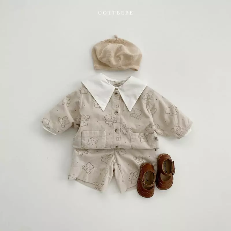 Oott Bebe - Korean Children Fashion - #prettylittlegirls - Bread Bear Pants - 3