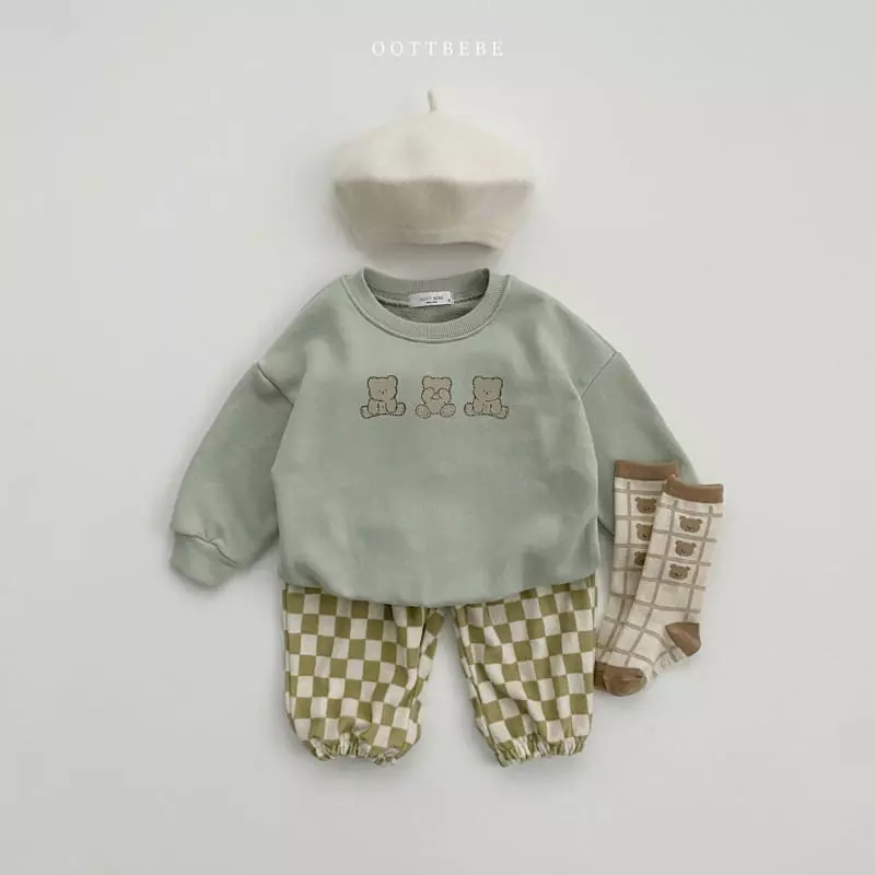 Oott Bebe - Korean Children Fashion - #stylishchildhood - Pogny Bear Sweatshirt - 8