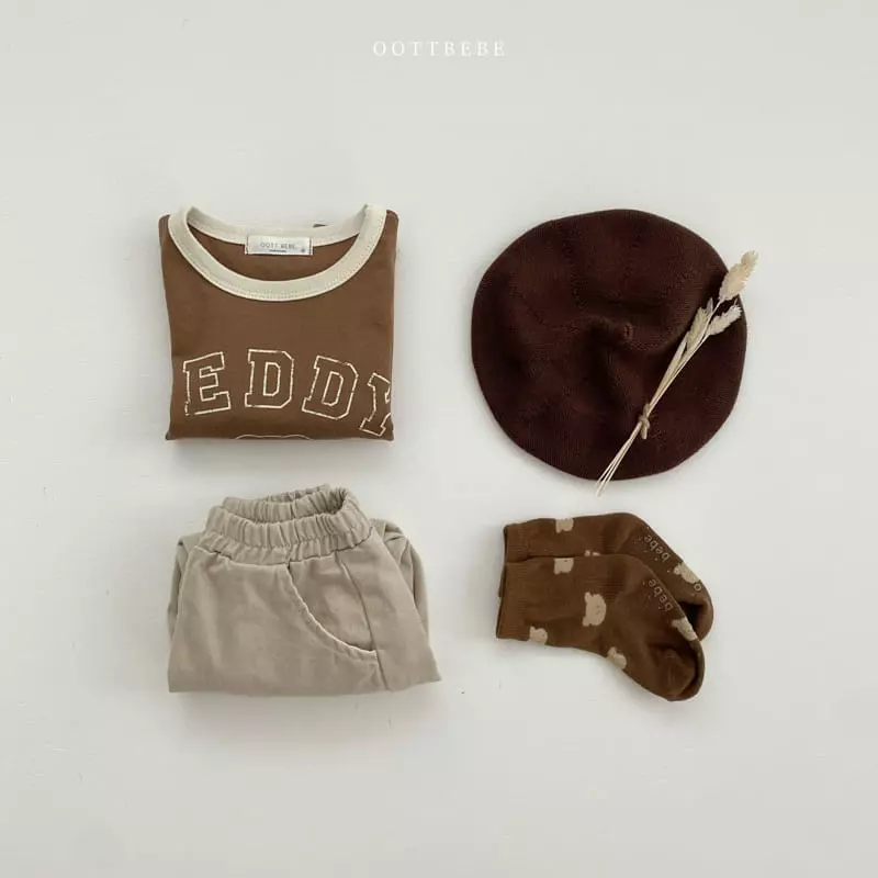 Oott Bebe - Korean Children Fashion - #stylishchildhood - Celine Bear Slit Tee - 12