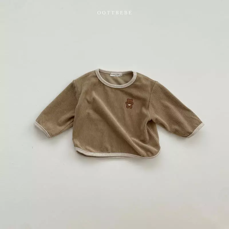 Oott Bebe - Korean Children Fashion - #toddlerclothing - Clover Kid Top Bottom Set - 8