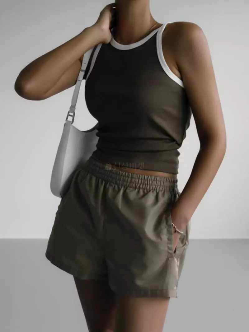 Paper Moon - Korean Women Fashion - #momslook - Color Sleeveless Top - 12
