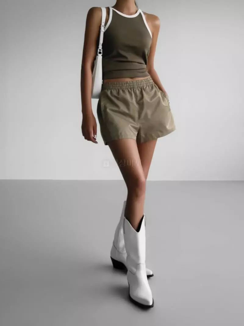 Paper Moon - Korean Women Fashion - #momslook - Color Sleeveless Top - 8